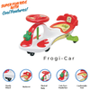 Keppz Kids Frog Ride-On Push-Car with Steering Wheel  Red & White Push Ride for Boys & Girls
