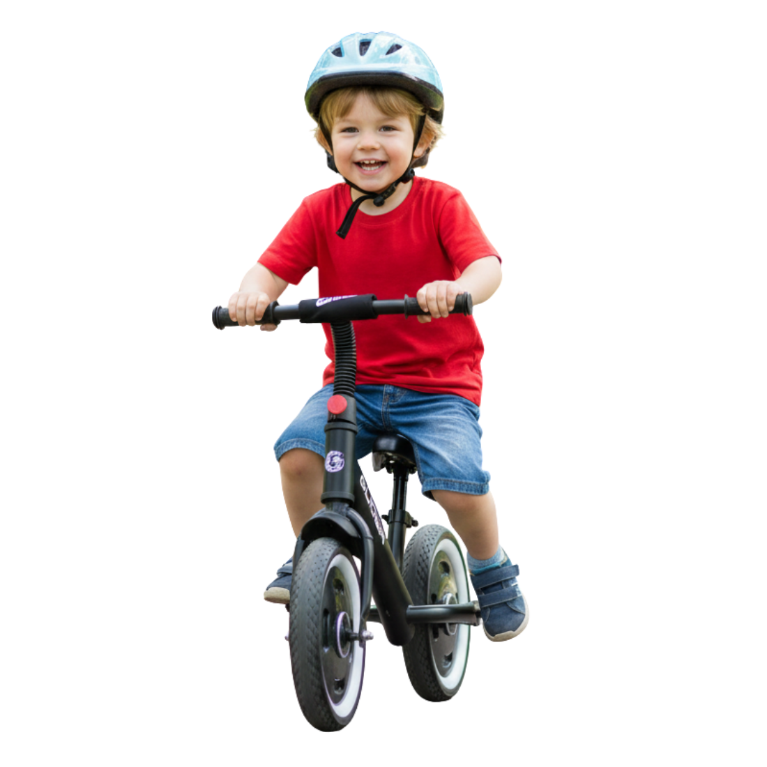 Keppz Glider Kids Balance Bike with Adjustable Seat, Plug & Play Design.