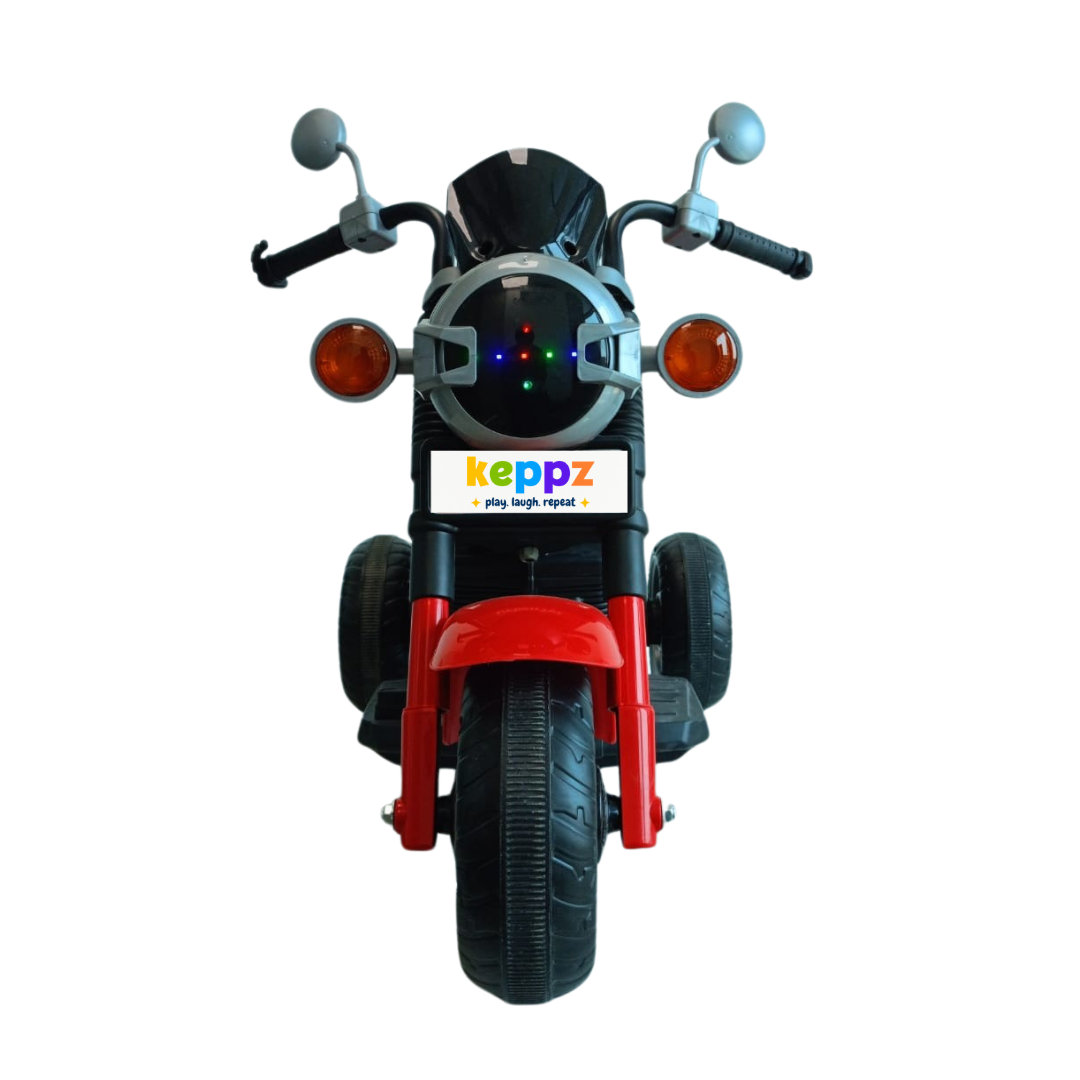 Keppz Modern EV Sport Bike – Kids Ride-On with Bluetooth & Lights