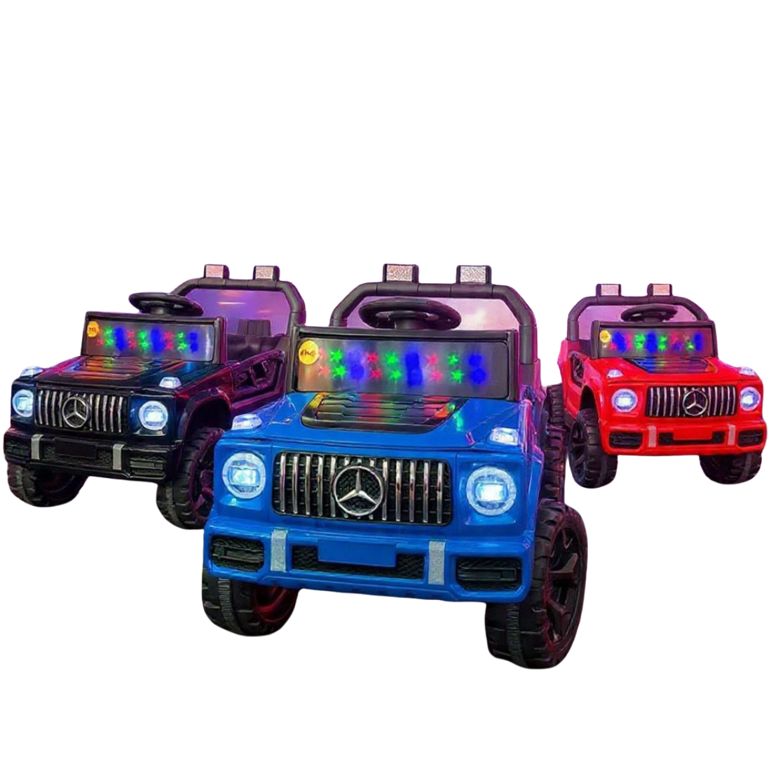 Keppz Kids Battery Ride On SUV with LED Lights, Music, Big Wheels & Steering.