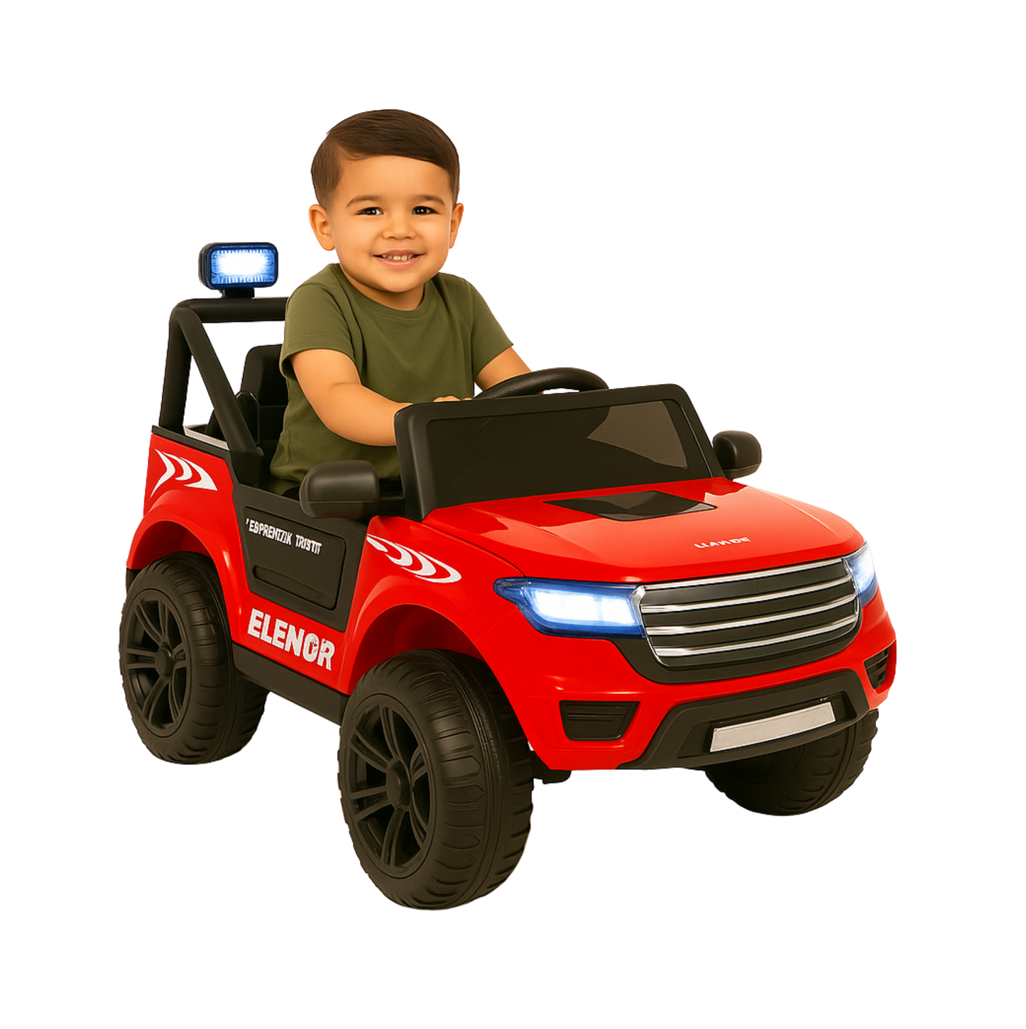 Keppz Kids Electric Ride-On Jeep  12V Battery Powered with Dual Seats & LED Lights. - Keppz