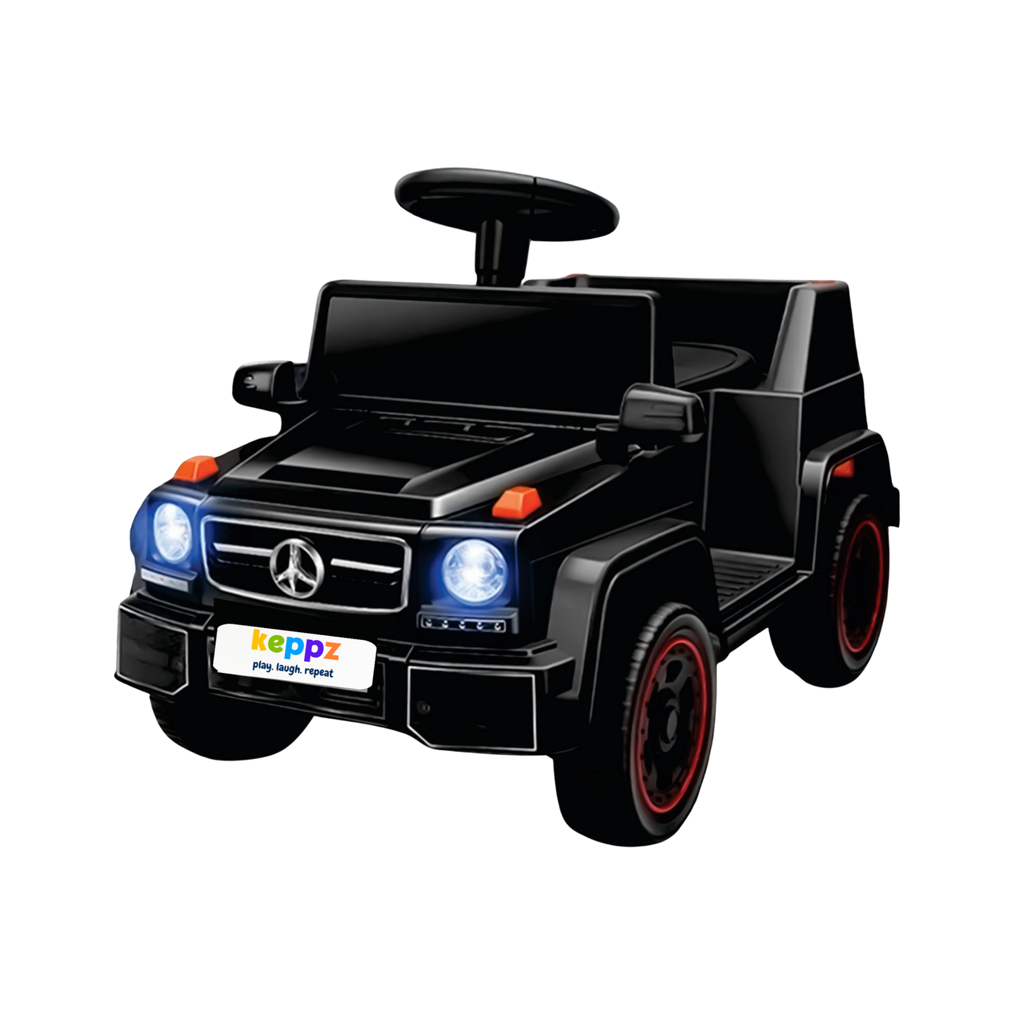 Keppz Ride-On G-Wagon Style Push Car for Kids with Lights & Storage. - Keppz