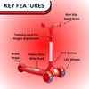Keppz 3-Wheel Kick Scooter for Kids with Adjustable Handle & LED Wheels. - Keppz