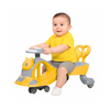 Keppz Kitty Twist & Swing Car Ride-On for Kids Push and Pedal-Free Ride with Steering Wheel. - Keppz