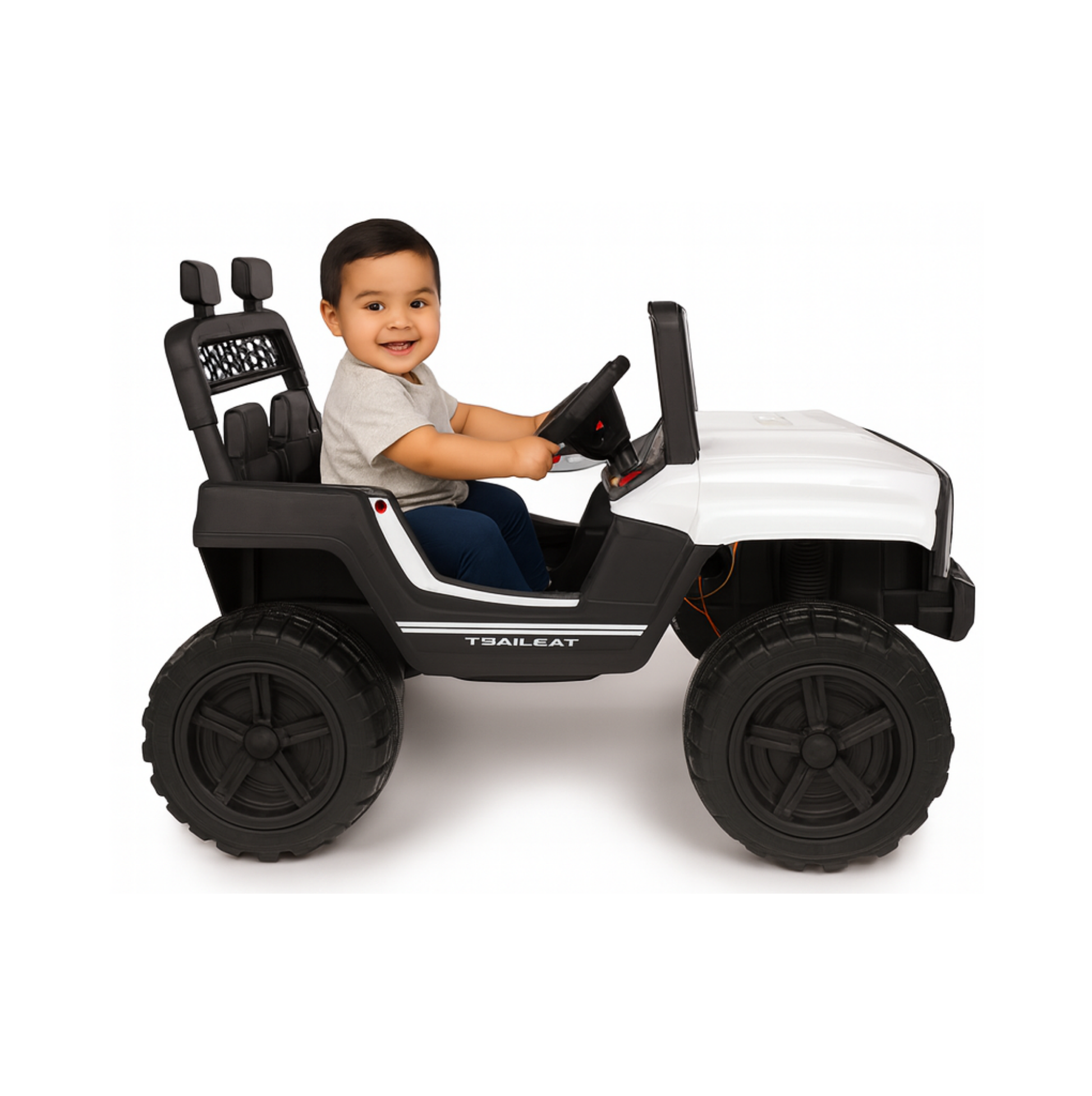 Keppz Yellow Battery Ride-On Bike – Kids 3-Wheeler with Music & Light