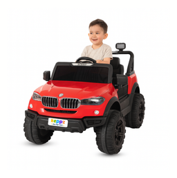 Keppz Battery Operated Ride-On SUV Jeep for Kids with Music, Lights, Remote Control. - Keppz