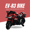 Keppz, Sports Ride-On Bike with Music, LED Lights, and Support Wheels  R3 Design. - Keppz
