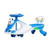 Keppz Kitty Twist & Swing Car Ride-On for Kids Push and Pedal-Free Ride with Steering Wheel. - Keppz