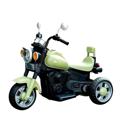 Keppz Vintage Style Battery Operated Ride-On Bike for Kids with Music & Lights.
