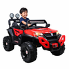 Keppz Hooper 4x4 Battery Operated Ride-On Jeep for Kids with LED Lights & Music.