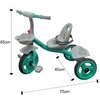 Keppz Baby Tricycle with Comfortable Seat, Safety Belt & Front Basket.