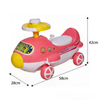 Keppz Aeroplane Ride-On Push Toy for Kids with Steering Wheel & Comfortable Seat.