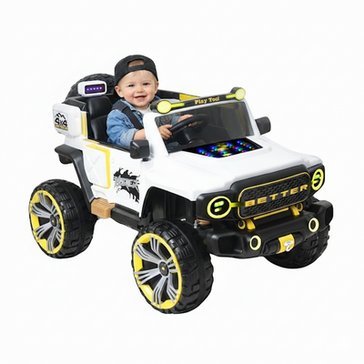 Keppz Harrier 4x4 Battery Operated Ride-On Jeep for Kids with LED Lights & Music