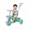 Keppz Compact Kids Tricycle with Push Handle & Seat Belt  Lightweight Baby Trike for 1.5 Years with Storage Basket.