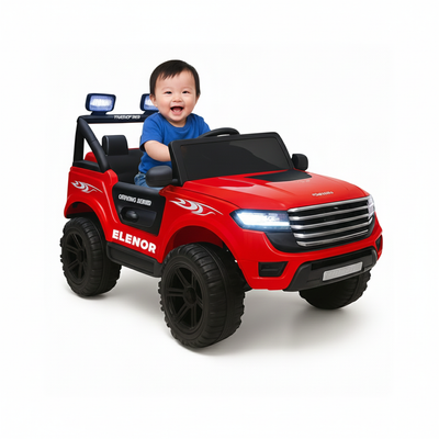 Keppz Kids Electric Ride-On Jeep  12V Battery Powered with Dual Seats & LED Lights.