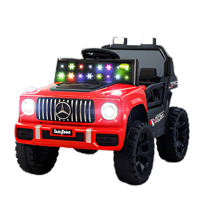Keppz Kids Battery Ride On SUV with LED Lights, Music, Big Wheels & Steering.