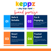 Keppz Black Jeep-Style Ride-On Car for Kids with Music, Lights, and Parental Remote Control - Keppz