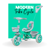 Keppz Compact Kids Tricycle with Push Handle & Seat Belt  Lightweight Baby Trike for 1.5 Years with Storage Basket. - Keppz