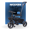 Keppz Cushioned Kids Tricycle with Backrest & Push Handle Baby Trike for 1.5 Years with Storage Basket & Safety Belt - Keppz