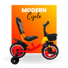 Keppz Boom Ride Kid s Tricycle with Backrest & Side Wheels Gradient. - Keppz