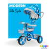 Keppz Stylish Kids Tricycle with Printed Canopy & Safety Belt  Baby Trike with Push Handle & Storage Basket for 1.5 Years. - Keppz