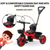 Keppz Lightweight Baby Tricycle with Push Handle and Storage Basket. - Keppz