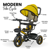 Keppz 4-in-1 Baby Tricycle with Canopy, Push Handle, Safety Harness, and Storage Basket. - Keppz