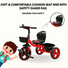 Keppz Kids Pedal Tricycle with Bell, Ergonomic Seat, and Rear Storage Basket. - Keppz