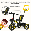 Keppz Yellow Battery Ride-On Bike – Kids 3-Wheeler with Music & Light