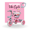 Keppz Cute Baby Tricycle for Kids  Adjustable Handle, Storage Basket & Cushioned Seat - Keppz