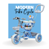 Keppz Cute Baby Tricycle for Kids  Adjustable Handle, Storage Basket & Cushioned Seat - Keppz