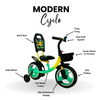 Keppz Boom Ride Kid s Tricycle with Backrest & Side Wheels Gradient. - Keppz