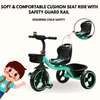 Keppz Kids Pedal Tricycle with Bell, Ergonomic Seat, and Rear Storage Basket. - Keppz