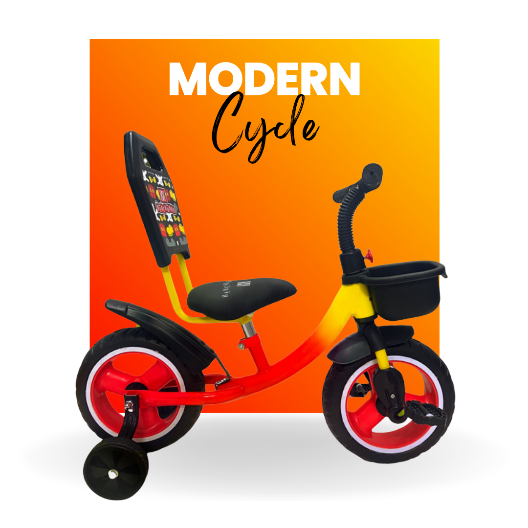 Keppz Red Battery Ride-On Sports Bike – Kids Trike with Lights & Music