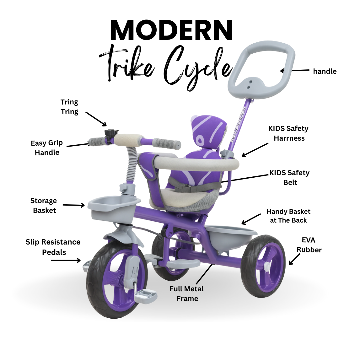 Keppz R3 Sports Ride-On Bike – Kids Bike with LED Lights & Music