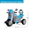 Keppz Rapid Ride-On Battery Operated 3-Wheel Bike for Kids Electric Motorcycle Toy with Lights & Music.