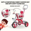 Keppz Baby & Toddler 3-in-1 Tricycle with Parent Handle & Safety Seat.