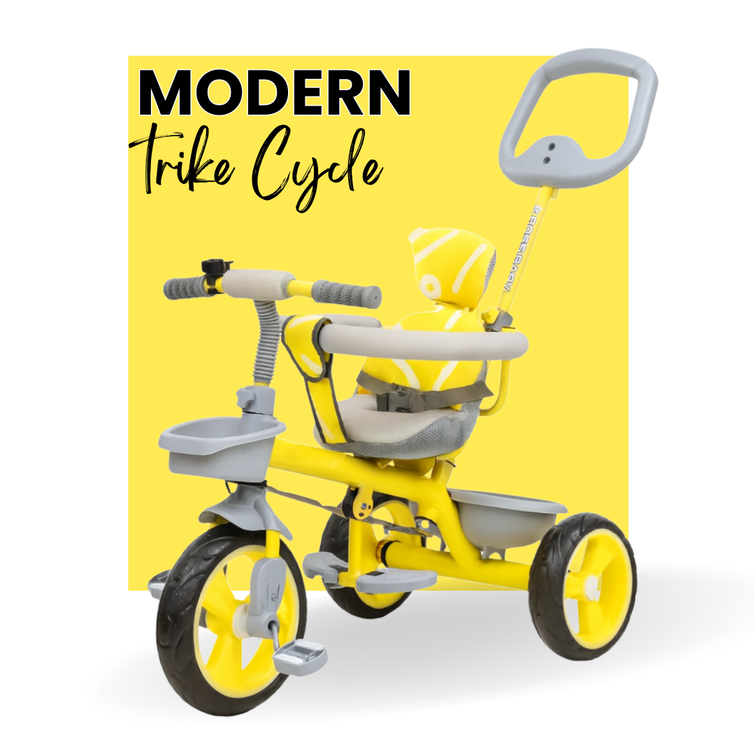 Keppz Red Battery Ride-On Sports Bike – Kids Trike with Lights & Music