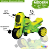 Keppz Sonic Style Ride-On Motorcycle Tricycle with Pedals for Kids. - Keppz