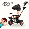 Keppz 4-in-1 Kids Tricycle with Canopy, Safety Harness & Parent Push Handle.