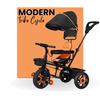 Keppz 4-in-1 Kids Tricycle with Canopy, Safety Harness & Parent Push Handle.