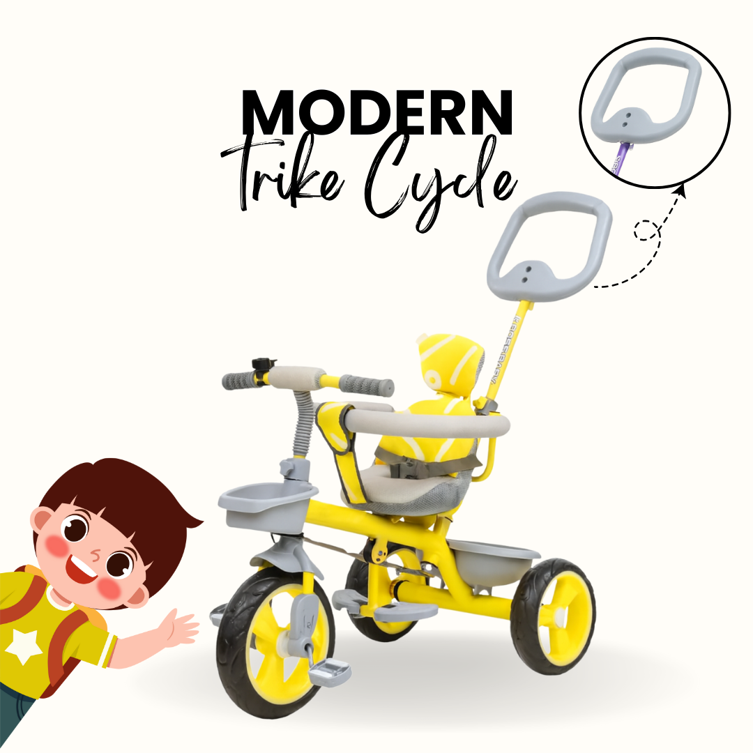 Keppz Baby & Toddler 3-in-1 Tricycle with Parent Handle & Safety Seat.