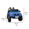 Keppz Battery Operated Ride-On SUV Jeep for Kids with Music, Lights, Remote Control. - Keppz