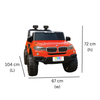 Keppz Battery Operated Ride-On SUV Jeep for Kids with Music, Lights, Remote Control. - Keppz