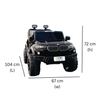 Keppz Battery Operated Ride-On SUV Jeep for Kids with Music, Lights, Remote Control. - Keppz