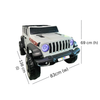 Keppz Battery Operated Jeep Style Ride-On Car with Double Doors, Remote Control & Music.