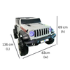 Keppz Battery Operated Jeep Style Ride-On Car with Double Doors, Remote Control & Music. - Keppz