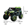 Keppz 4x4 Graffiti-Style Ride-On Jeep for Kids  Dual Motor, LED Lights, Music & Remote Control. - Keppz