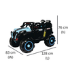 Keppz 4x4 Graffiti-Style Ride-On Jeep for Kids  Dual Motor, LED Lights, Music & Remote Control. - Keppz