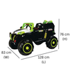 Keppz 4x4 Graffiti-Style Ride-On Jeep for Kids  Dual Motor, LED Lights, Music & Remote Control. - Keppz